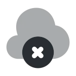 Cloud Remove SVG Icon